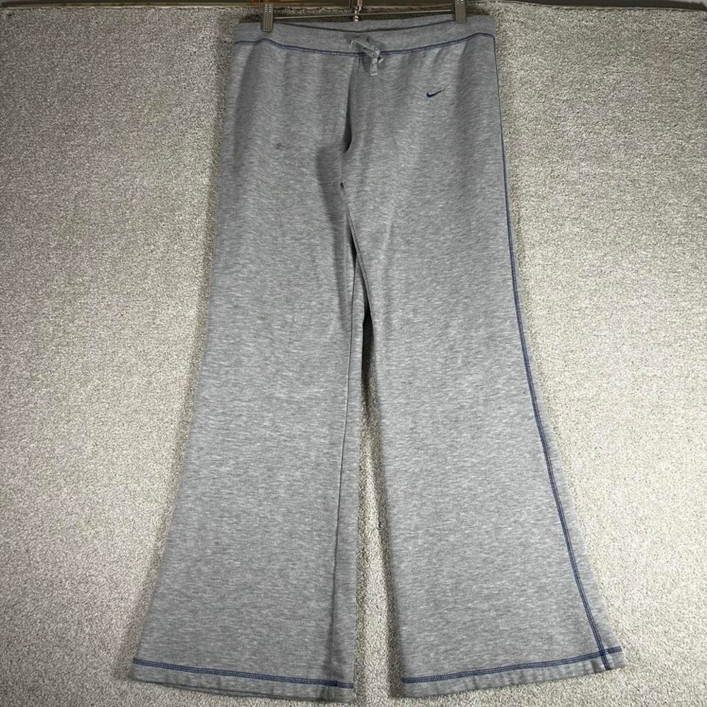 Women's y2k Nike Duke university grey baggy flare sweatpants